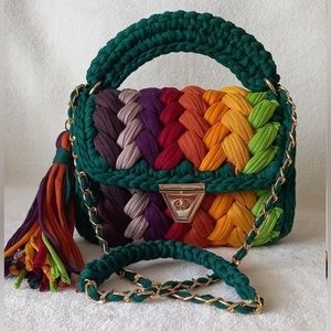 Crochet Crossbody Purse